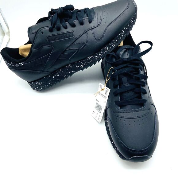Reebok Classic Leather Ripple Black White H03870 Men Size 10 1/2 trainer Classic Leather Ripple  main image 3